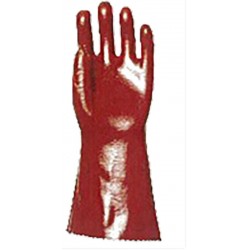 GANTS PVC ROUGE HYDROCARBURES