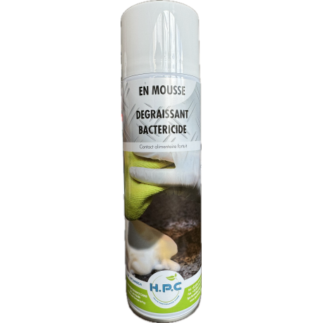 MOUSSE NETTOYANTE BACTERICIDE DESINFECTANTE -Alimentaire